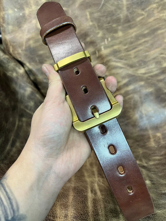 Zhaonan fat brown color with genuine cow buckle