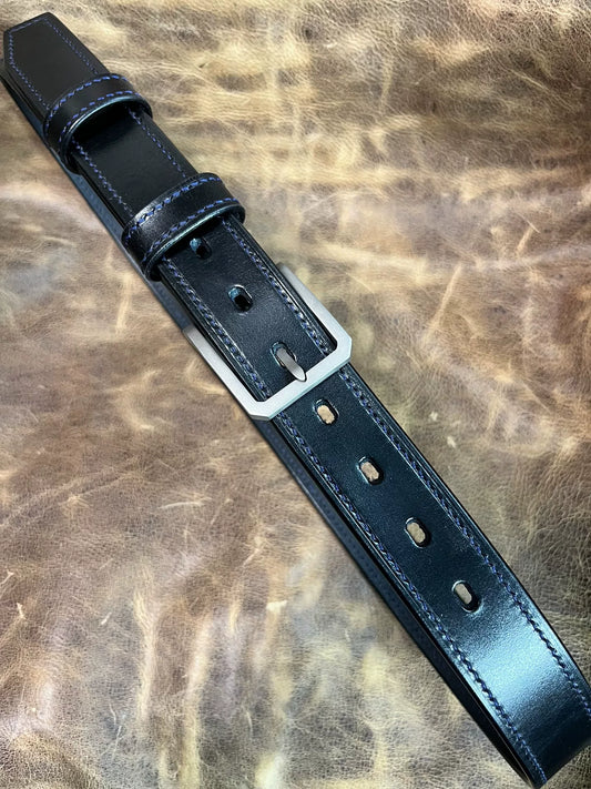 TWS Thomas Bridle Leather Business Dress Belt — Imported from UK