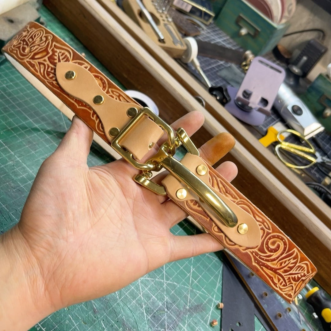 Spot American retro Littleton cavalry belt