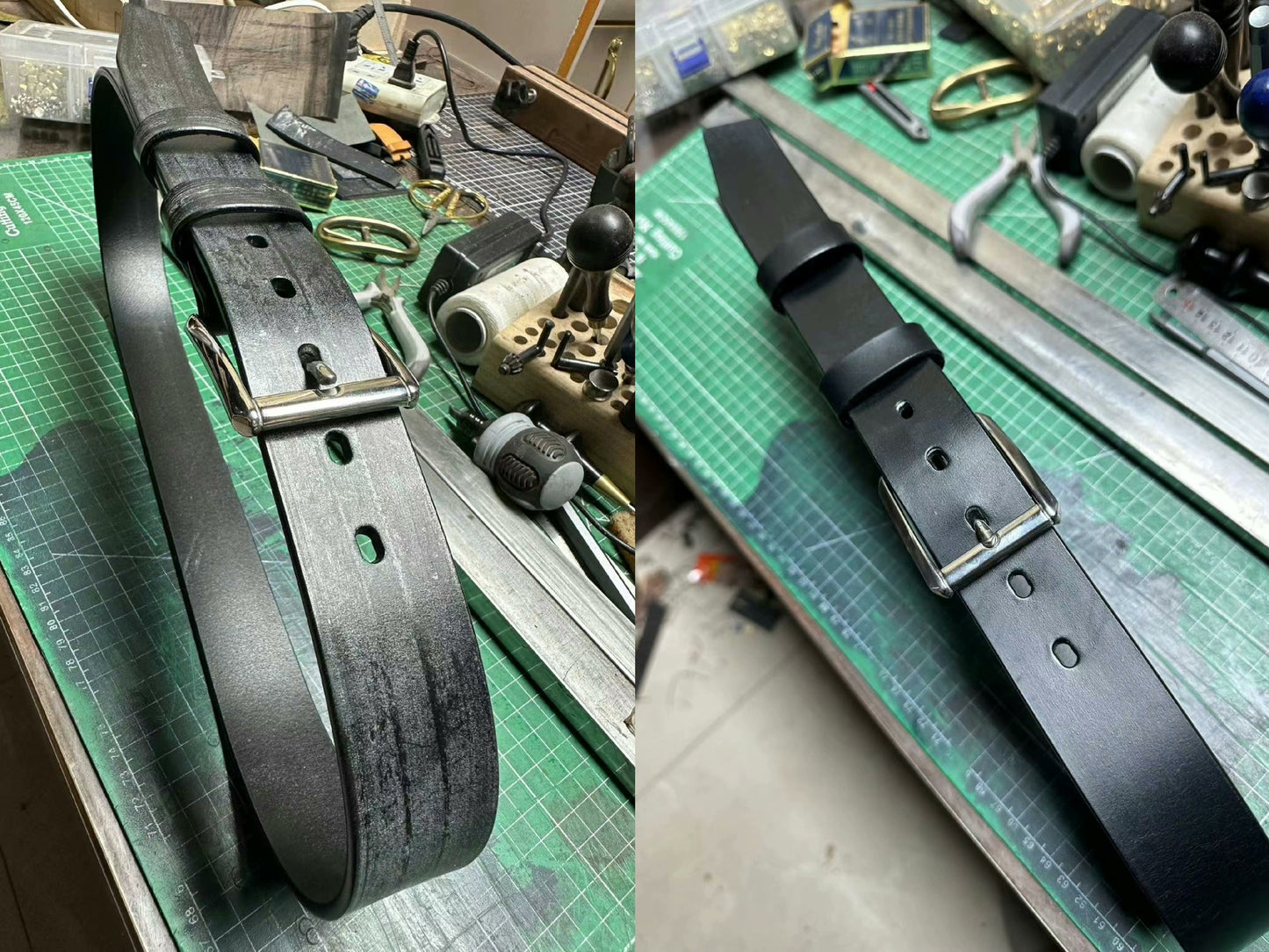 TWS British Thomas Rein leather handmade belt