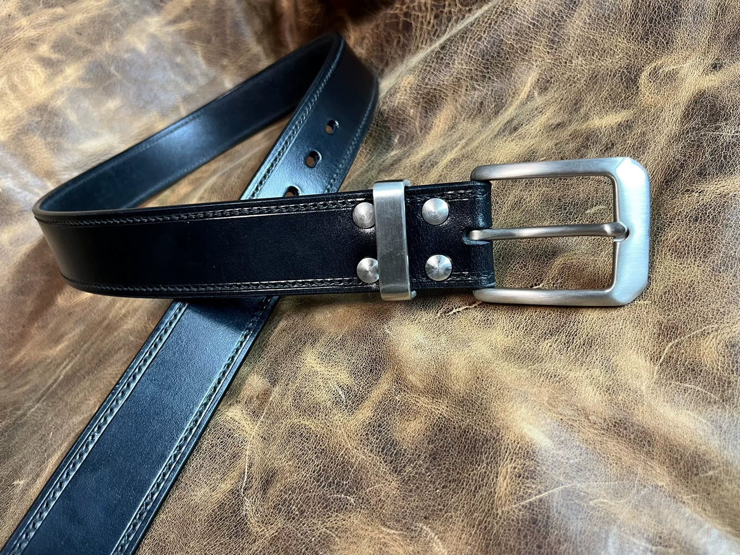TWS Thomas Bridle Leather Handmade Belt — Imported from UK