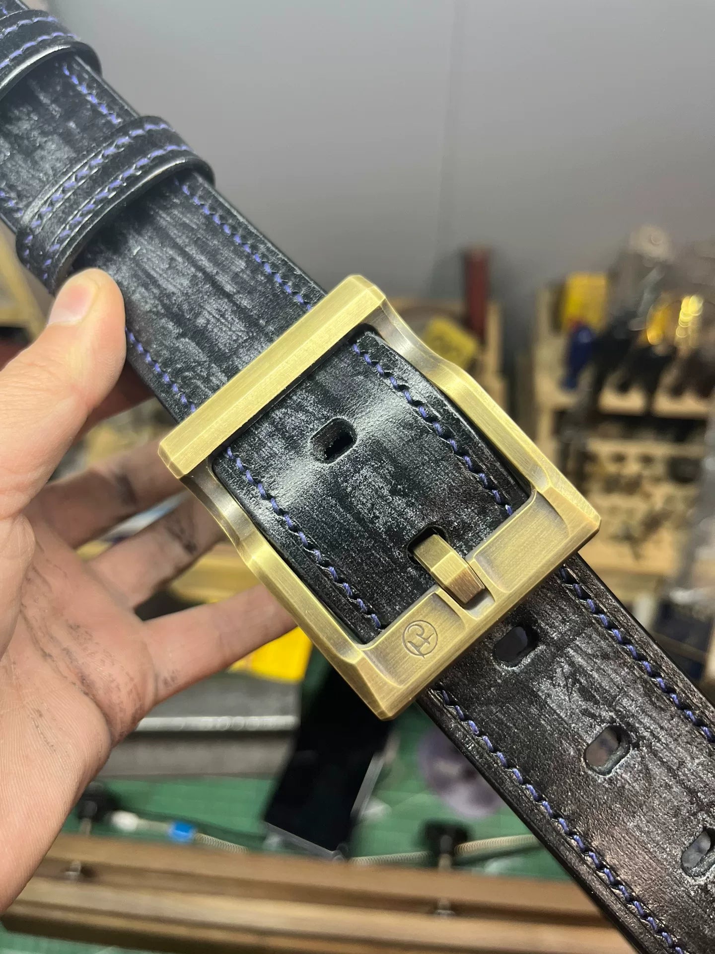 TWS Thomas Bridle Leather Handmade Belt — Imported from UK
