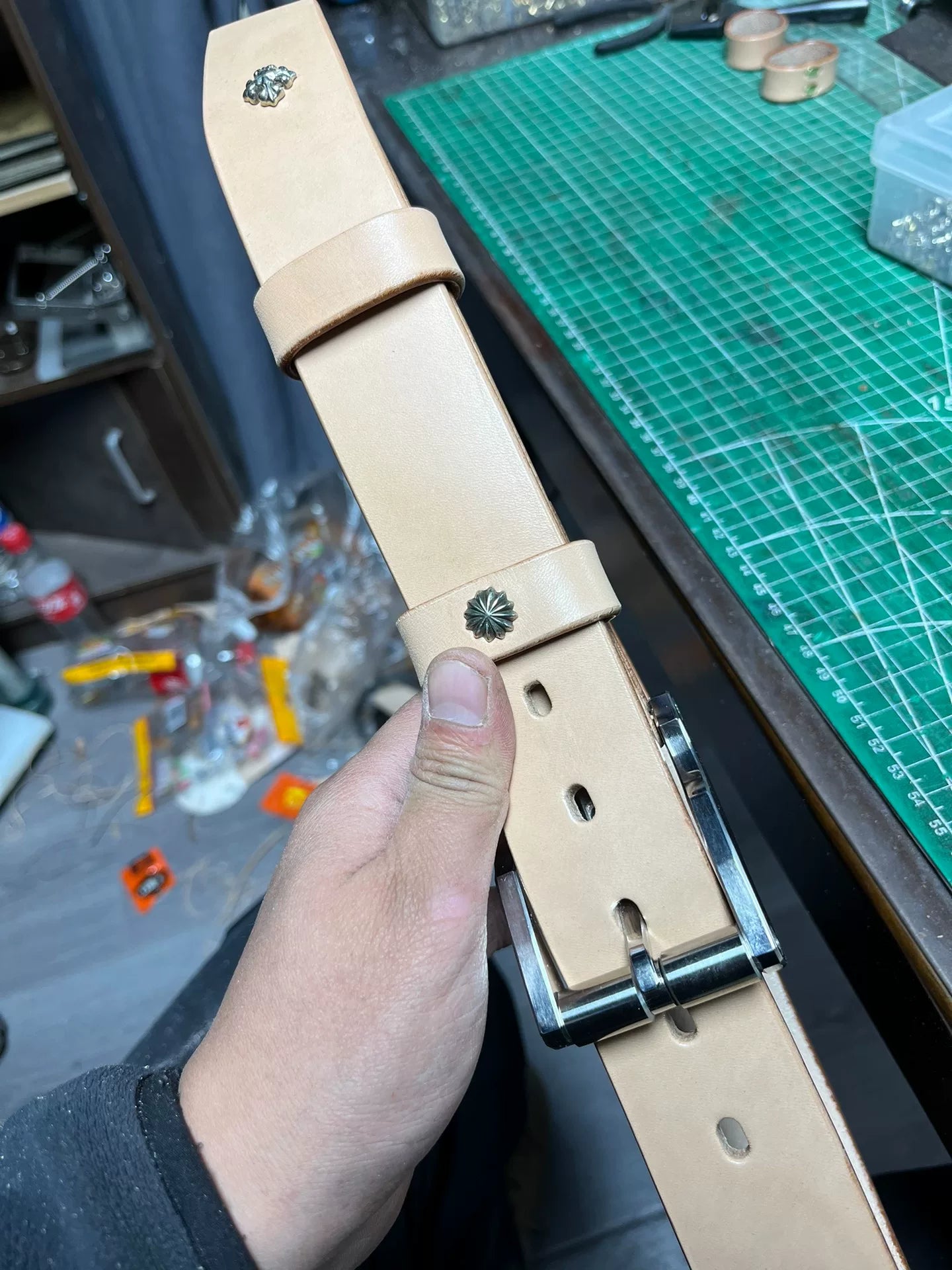 5mm Extra-Thick Imported American Saddle Leather Handmade Belt