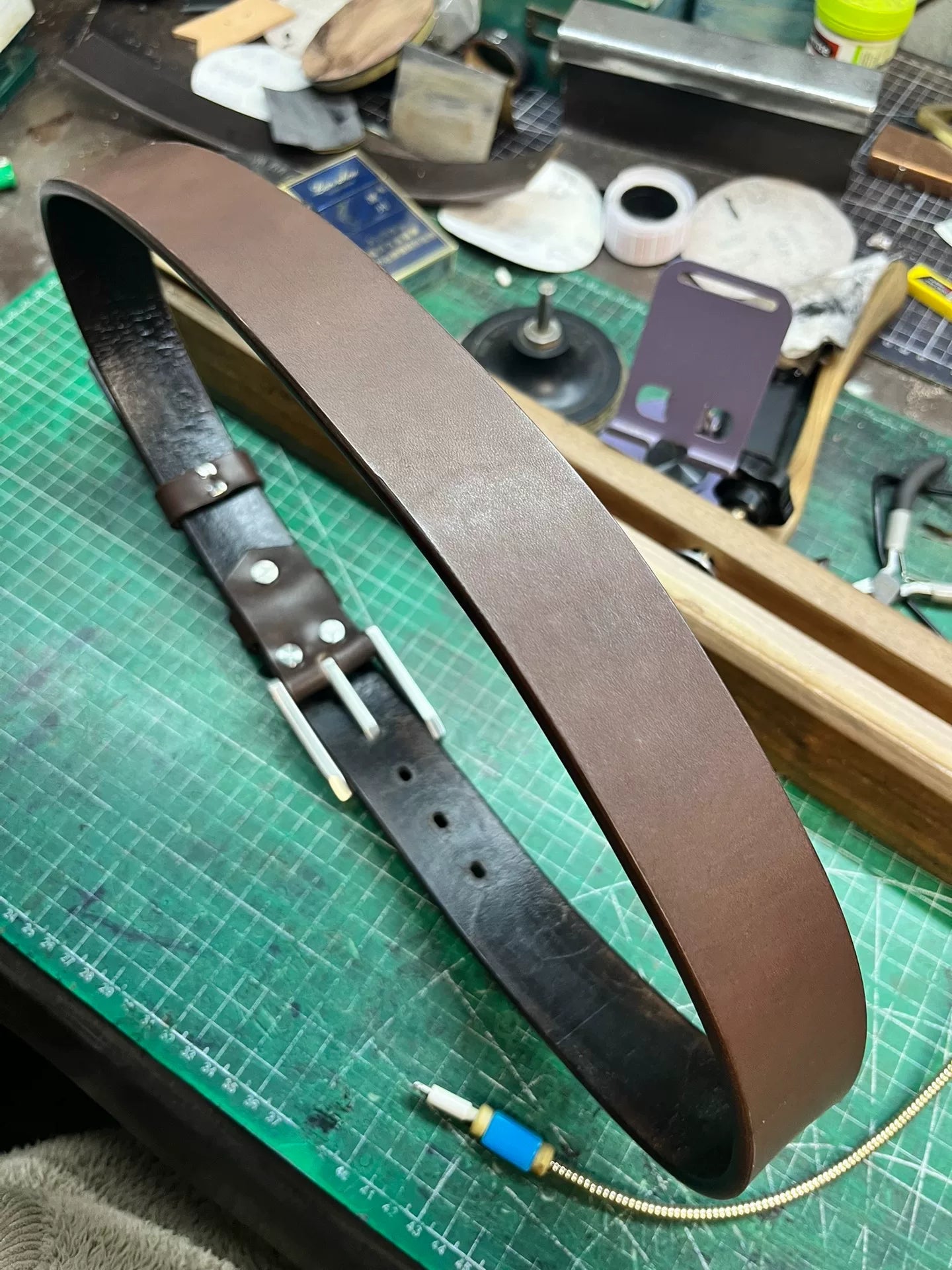 6 mm thick Meian handmade belt