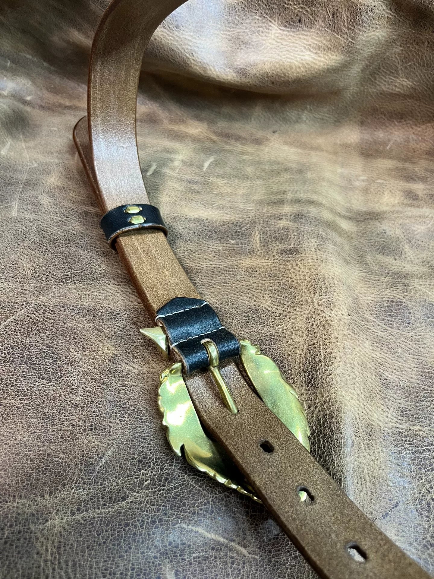 3cm Black JF Bridle Leather — Handmade Belt