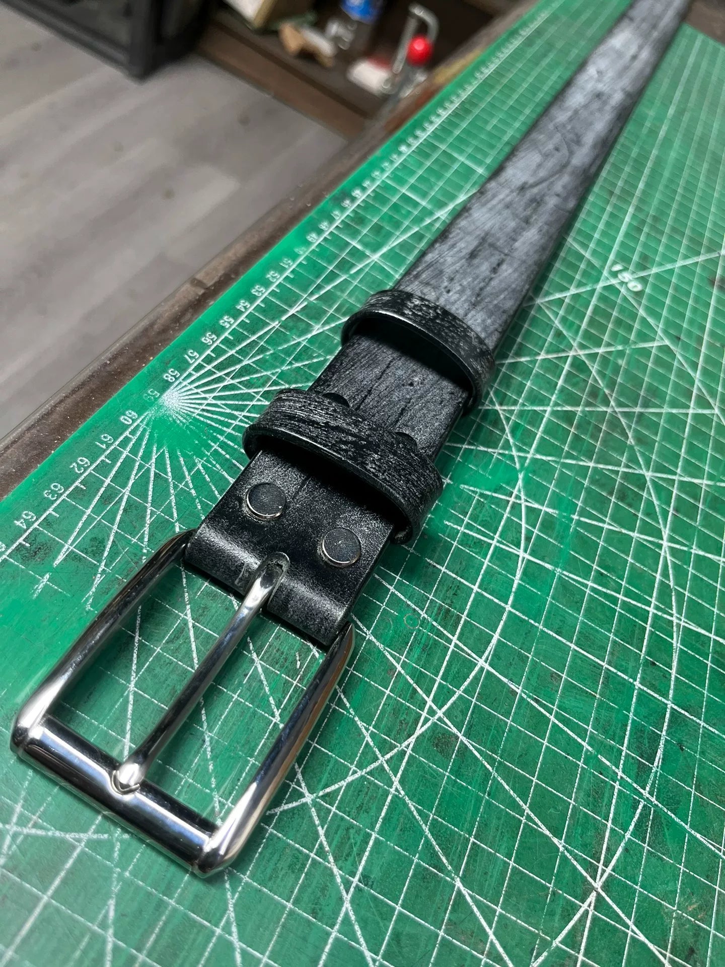 TWS British Thomas Rein leather handmade belt