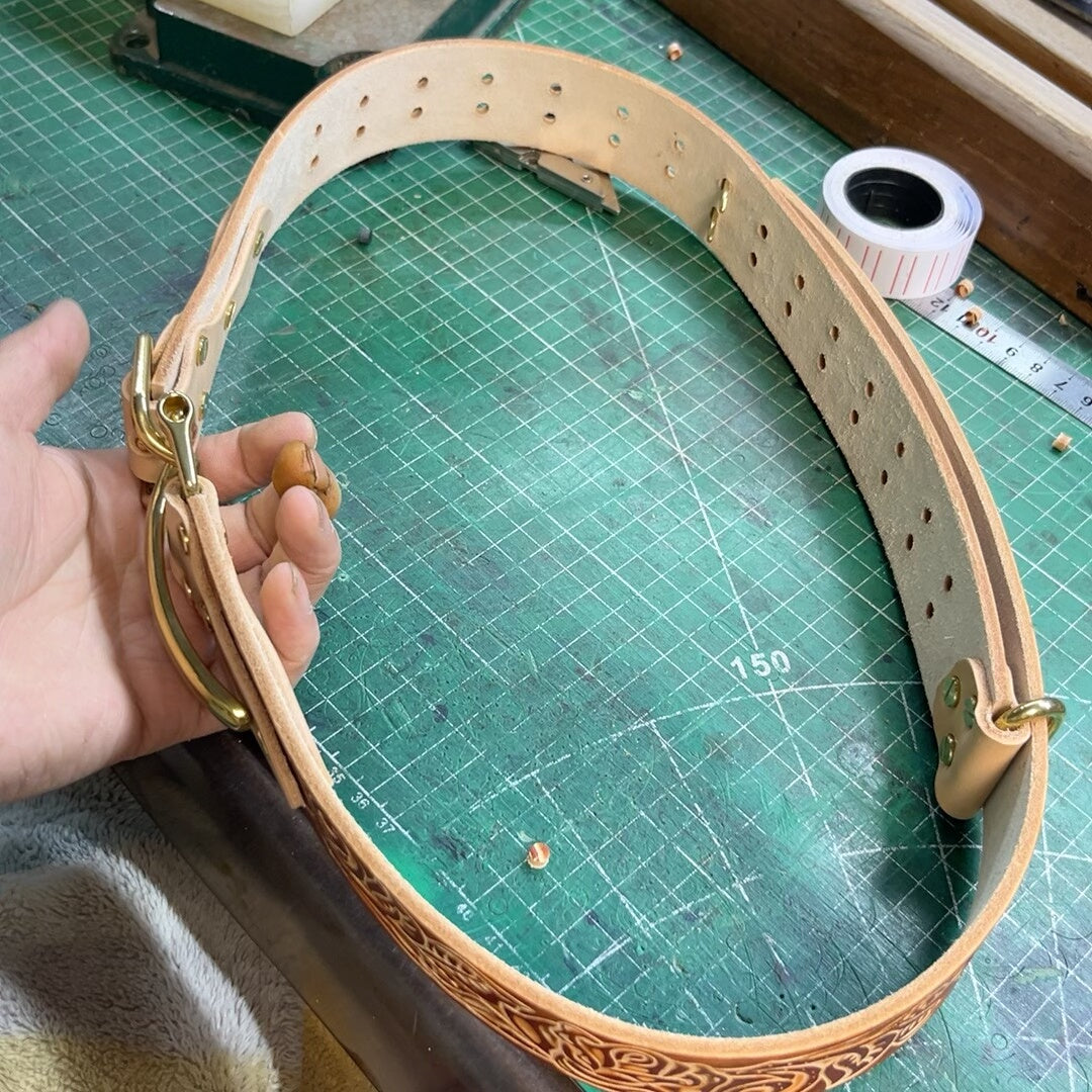 Spot American retro Littleton cavalry belt