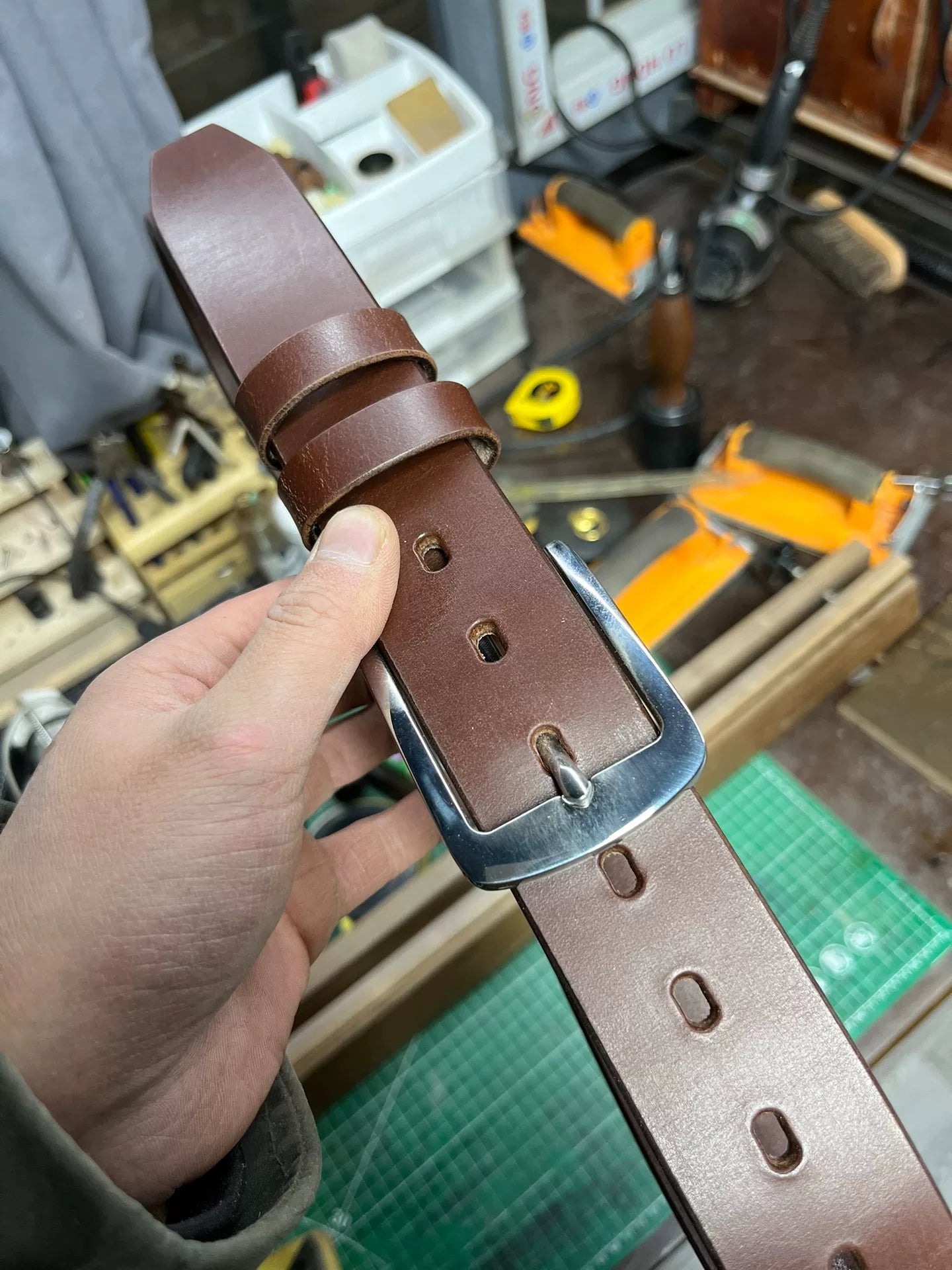 Brown TWS Thomas Bridle. Horse rein leather first-layer cowhide pur…