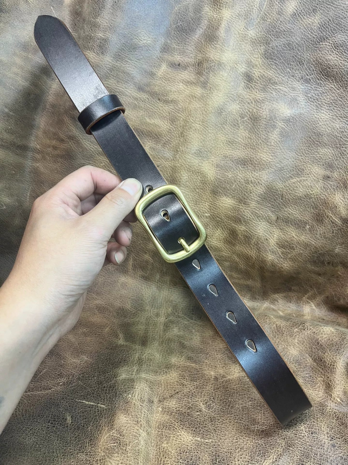 JE Horse Rein handmade belt customized, ladies belt