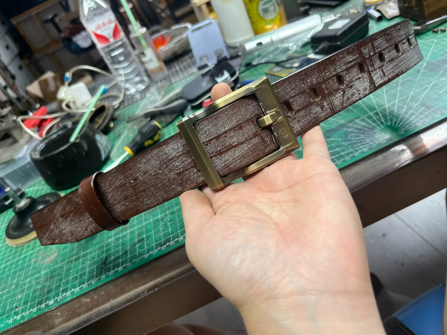 TWS Thomas Bridle Leather Handmade Belt — Imported from UK