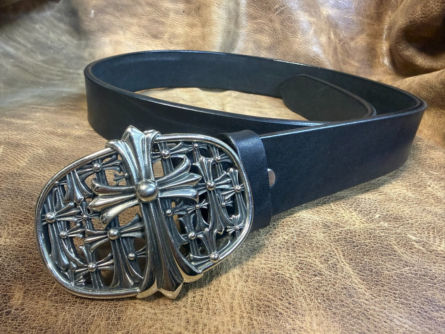 Chrome-Heart Tomb Buckle — Real Item, Clear Engraving