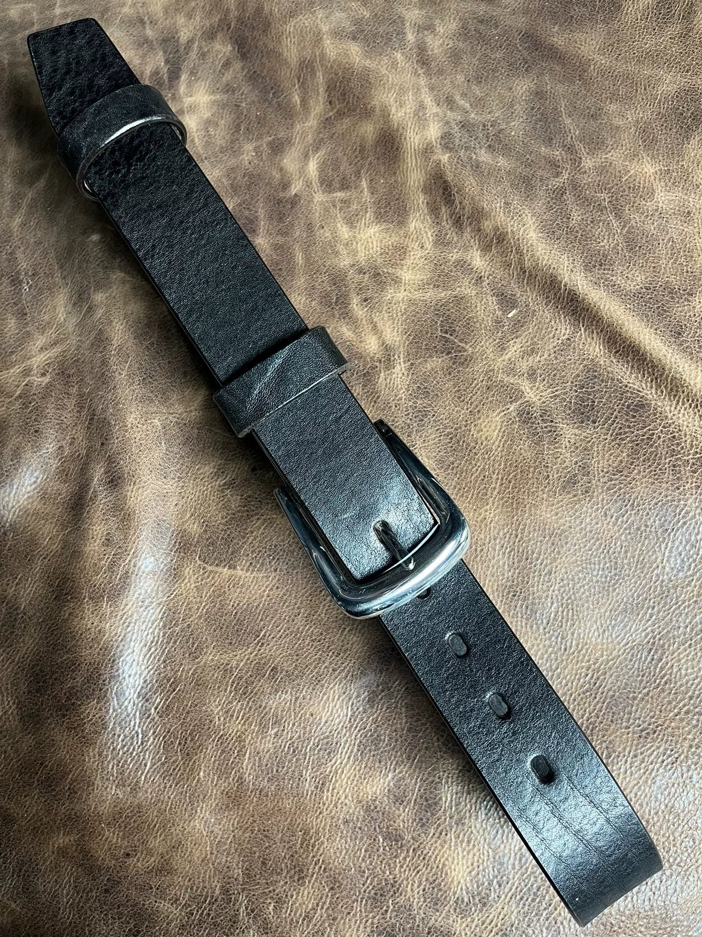 4.5–5–5.5 mm thick handmade belt