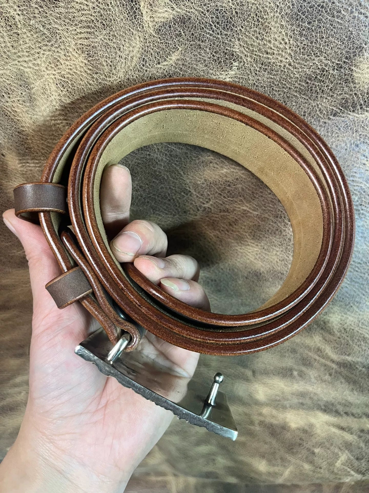Customized handmade belt