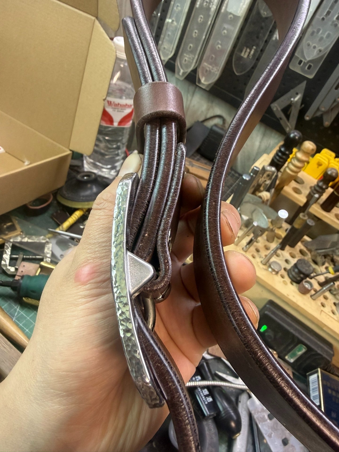 5.5mm thick Meian handmade belt