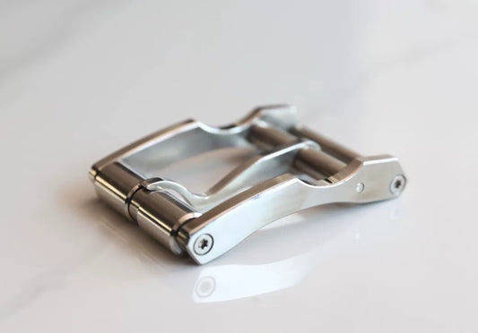 316 Stainless Steel Mechanical Belt Buckle — Fits 38–40mm Belts