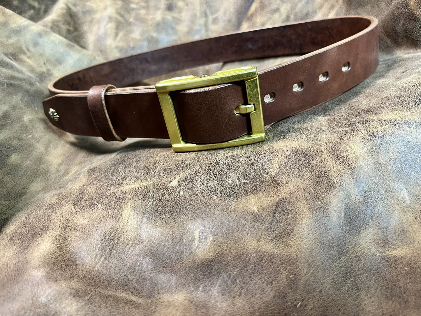 Zhaonan fat brown color with replica zephyr buckle