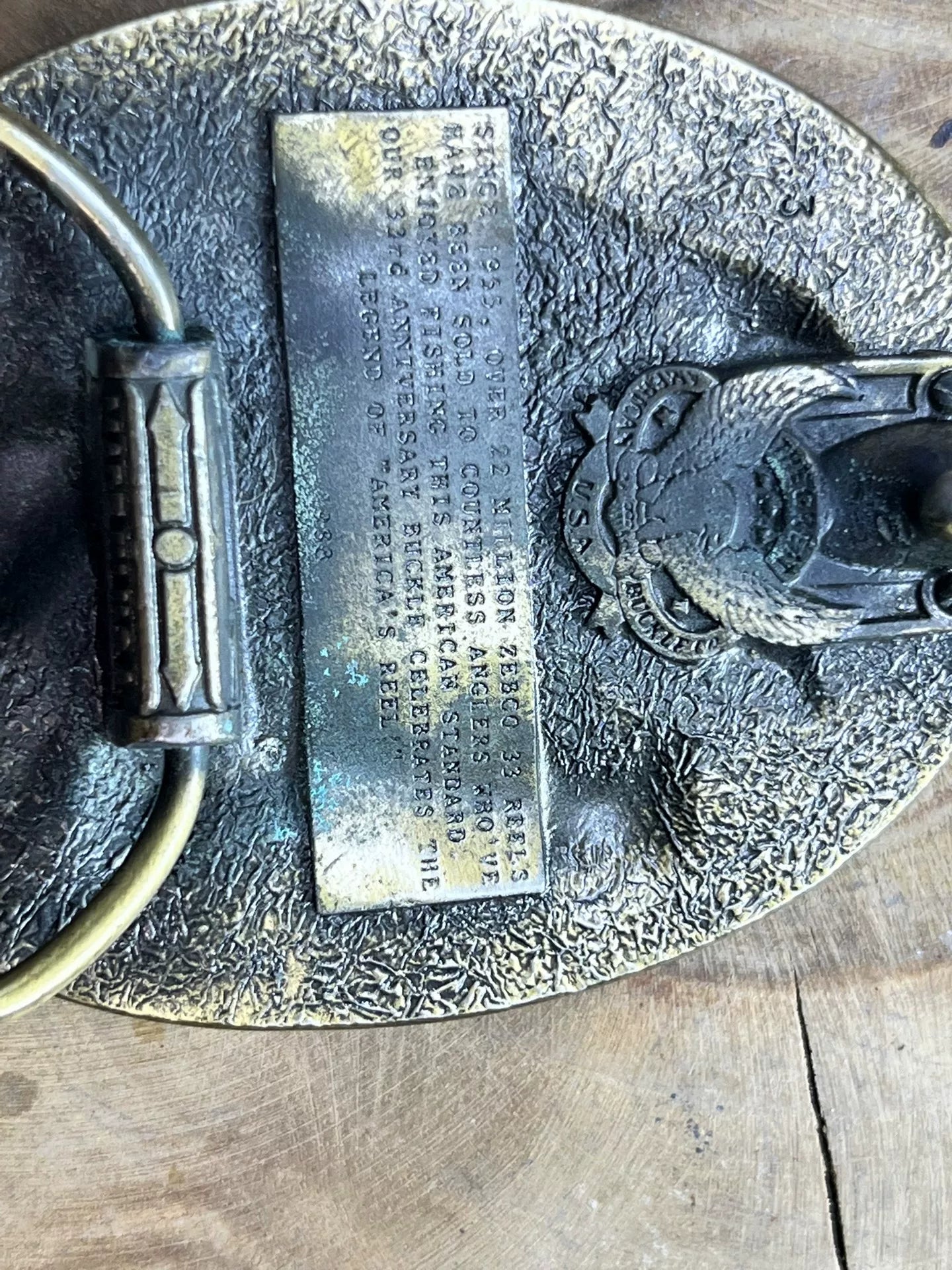 1955 Siskiyou Buckle Co. Vintage Belt Buckle — Mid-Century