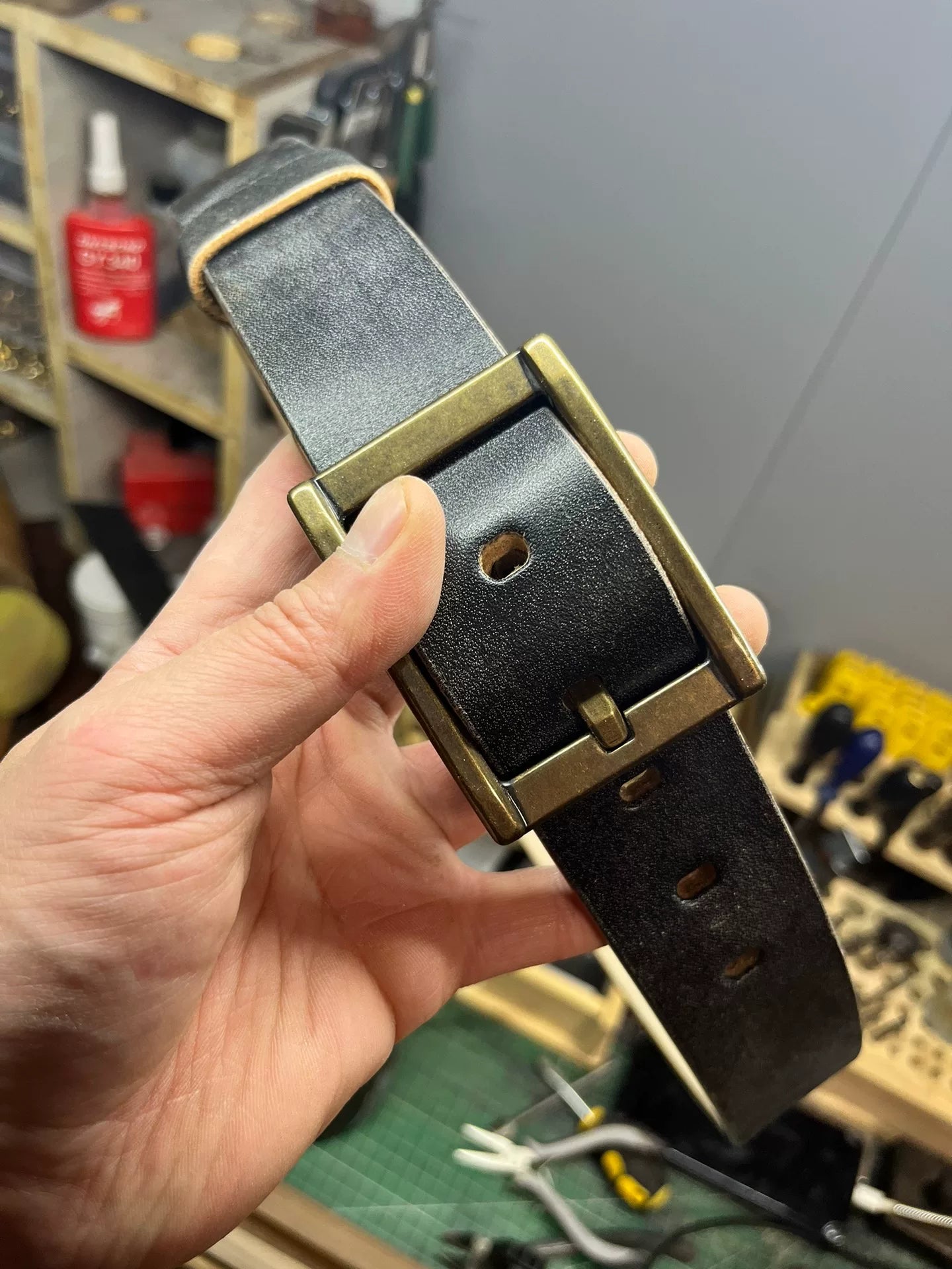 JF bridle leather full-grain bridle leather belt JF.J.Baker British…