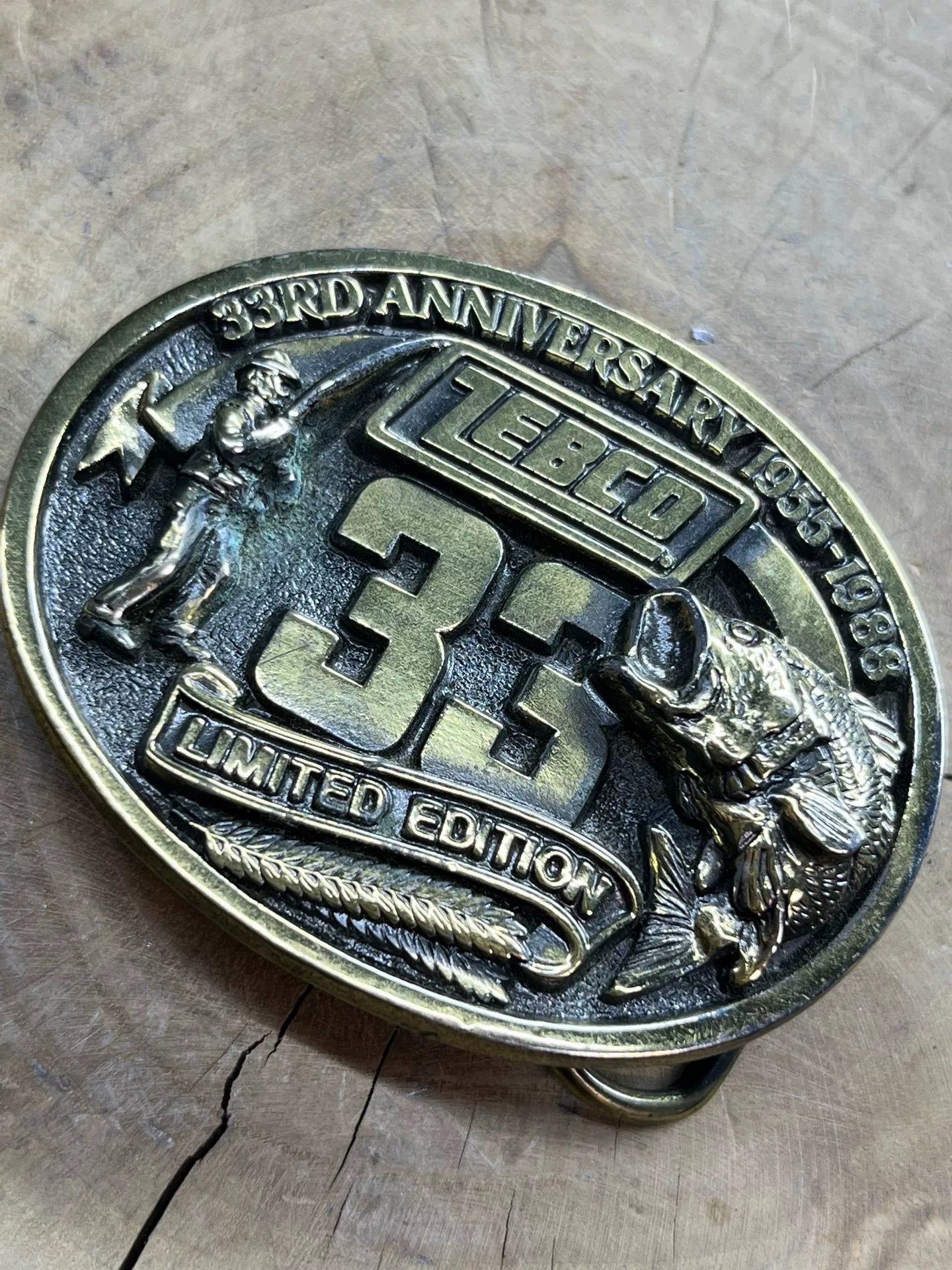 1955 Siskiyou Buckle Co. Vintage Belt Buckle — Mid-Century