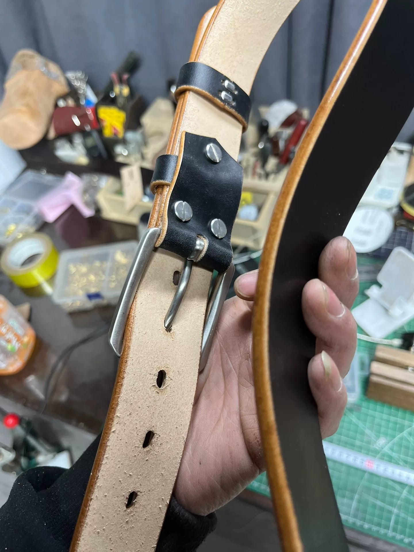 Fengchen 6th generation Meian handmade belt is imported from Meian,…