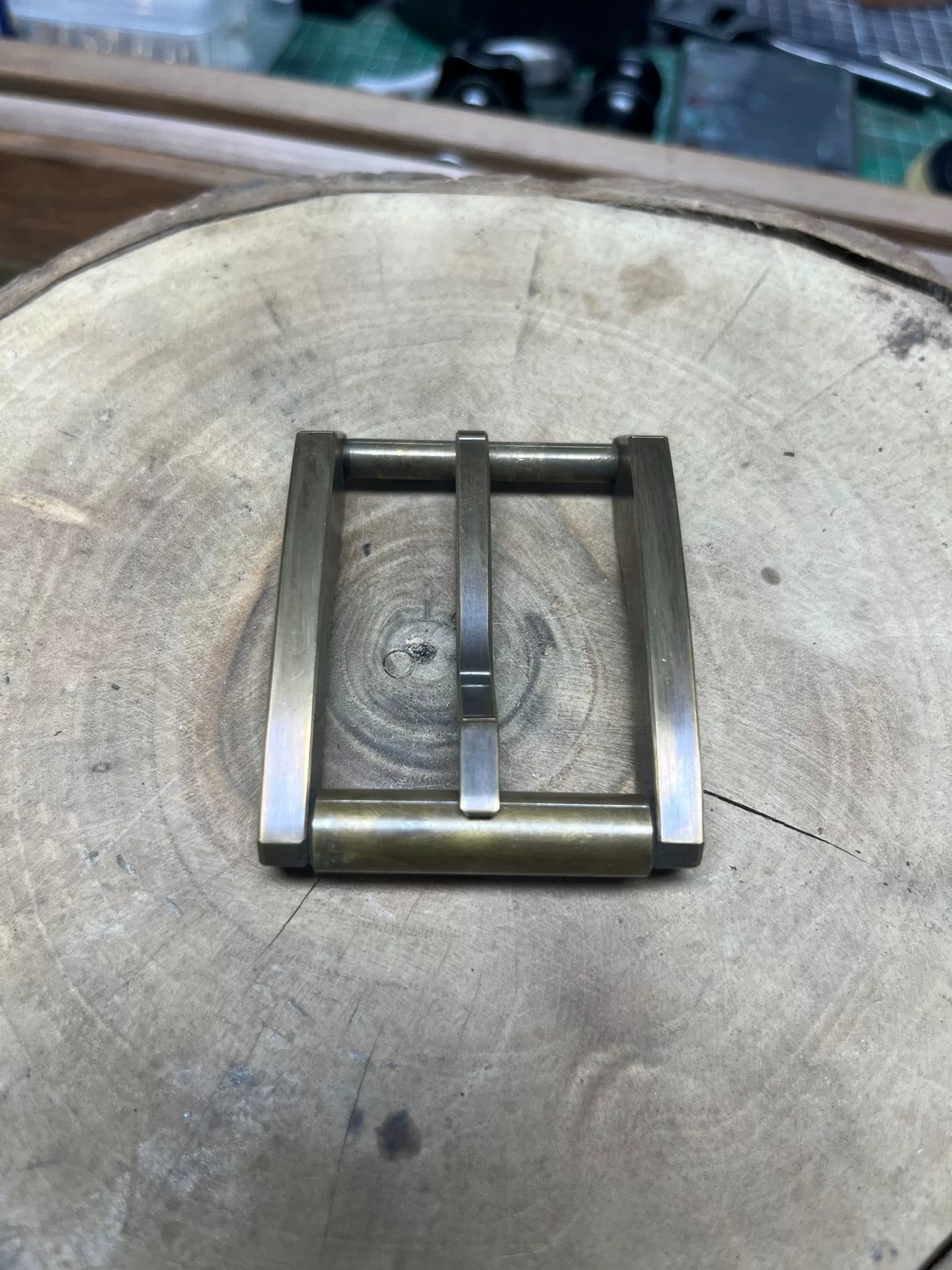 Lowest-Price Brass Line-Cut Buckle — Here It Is!