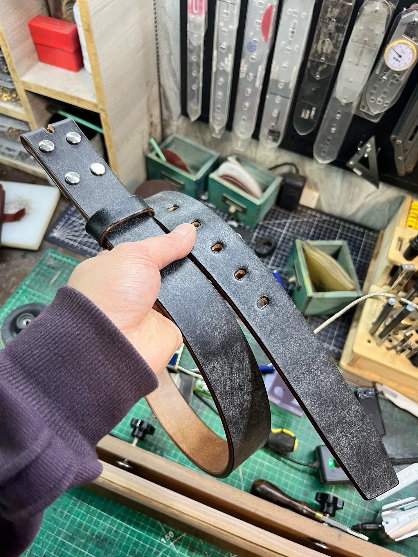 British JF Horse Rein handmade belt is customized