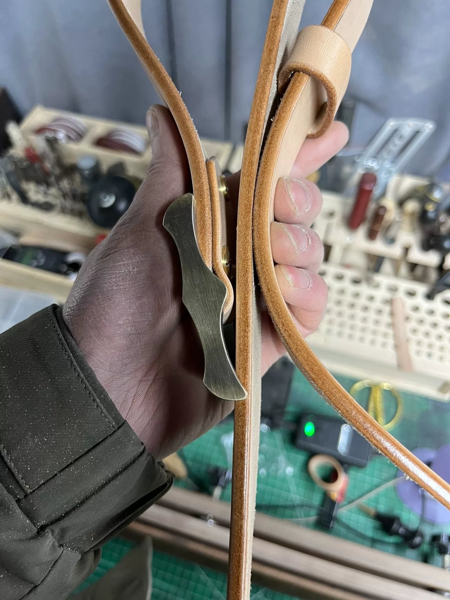 Premium Muchen Batman Belt Buckle — CNC Brass Craftsmanship