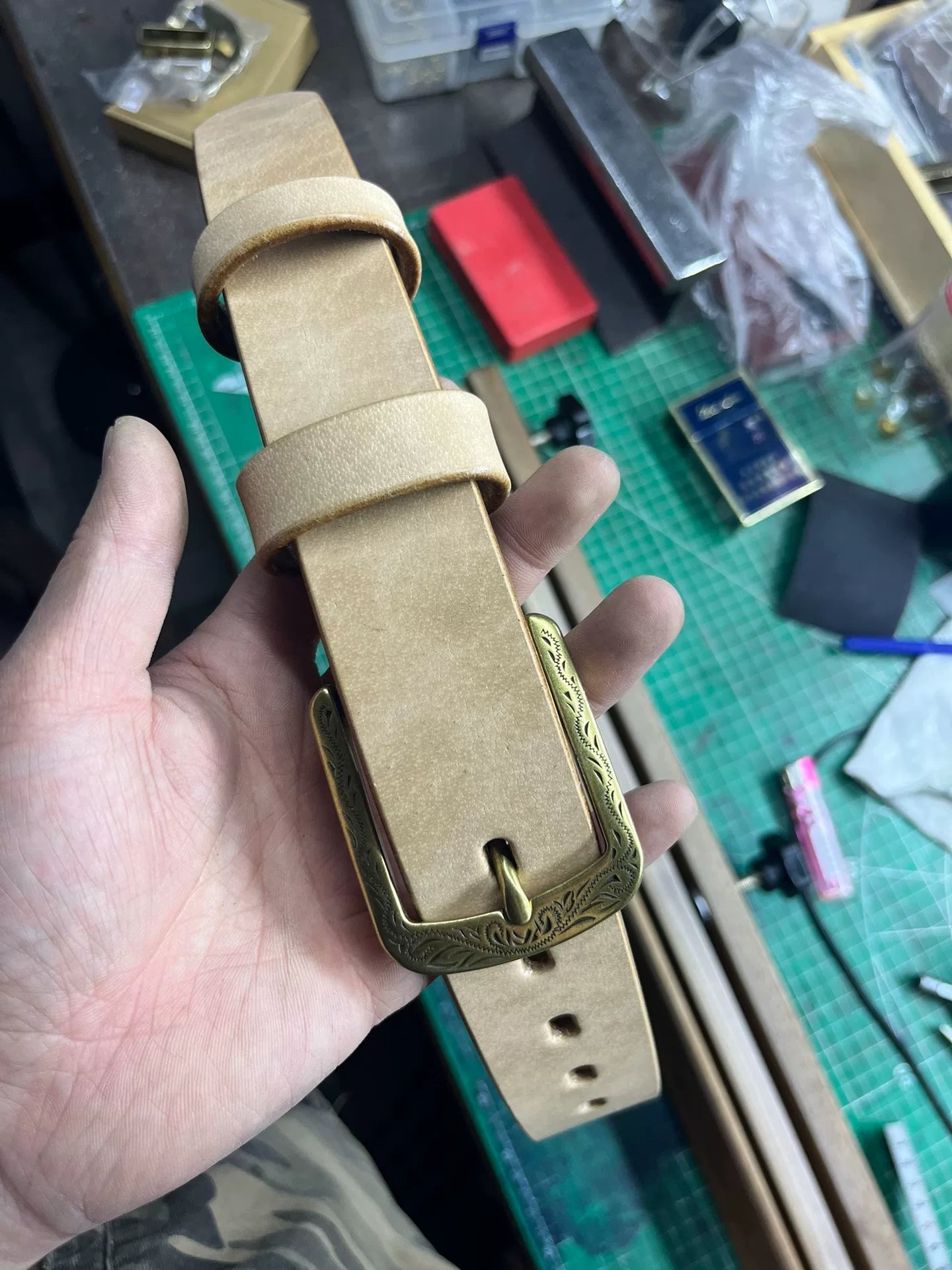8mm single layer buffalo leather