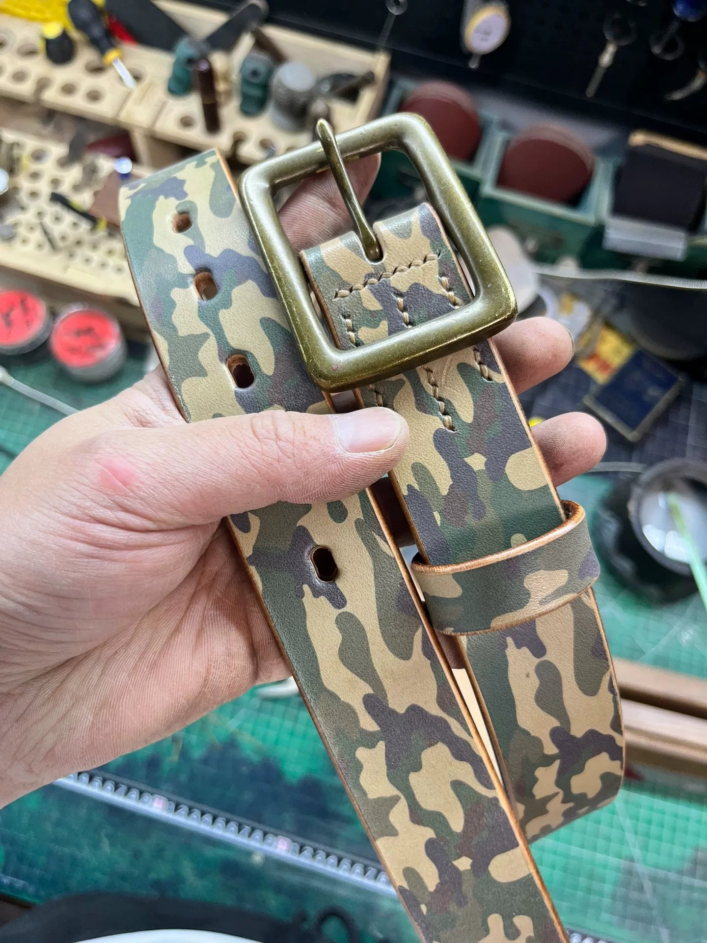 Camouflage saddle