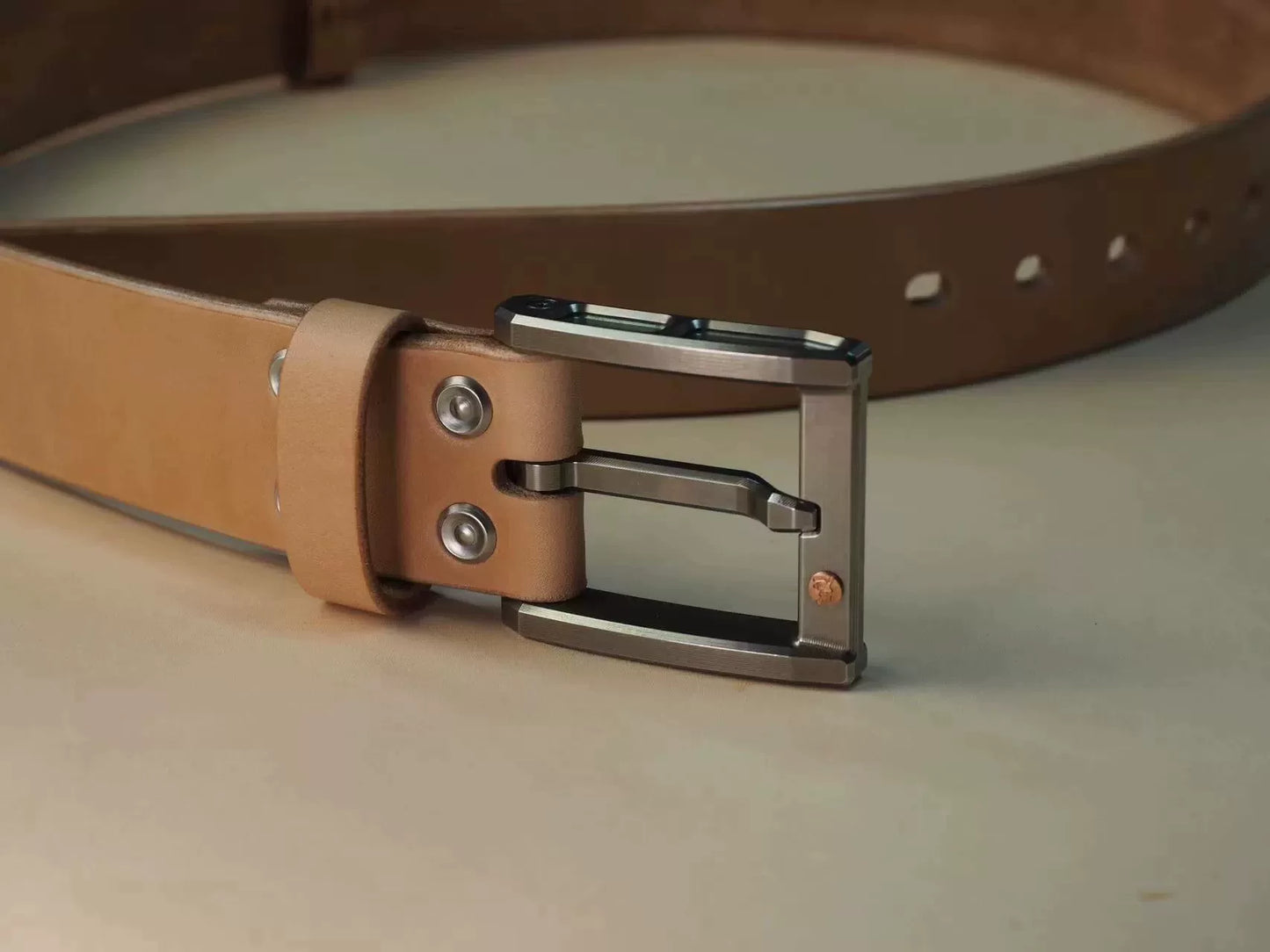 Xifeng Sui 316L wire-cut stainless steel buckle handmade custom bel…