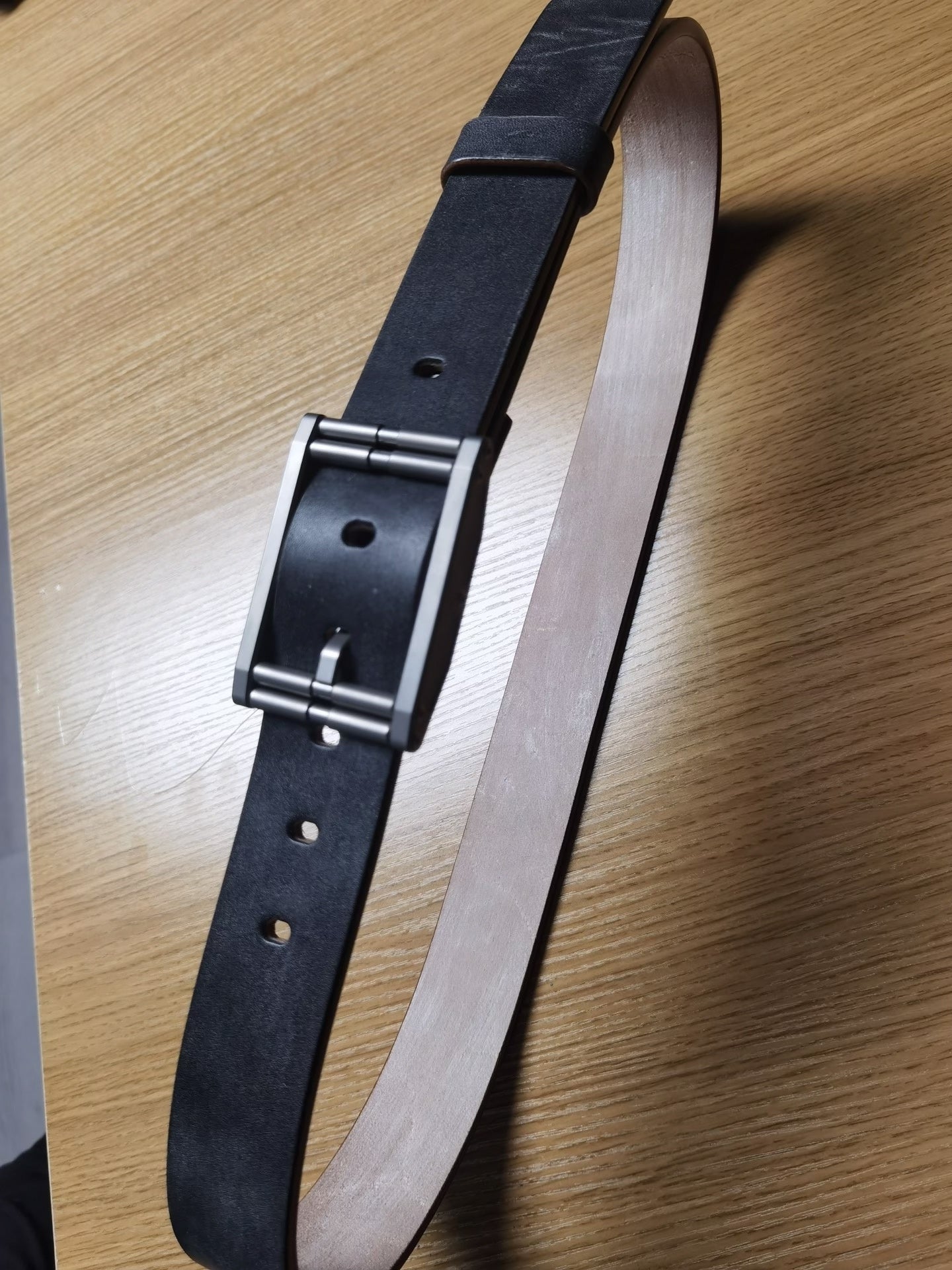 JF.J.Baker full grain bridle leather belt strip handmade belt mater…