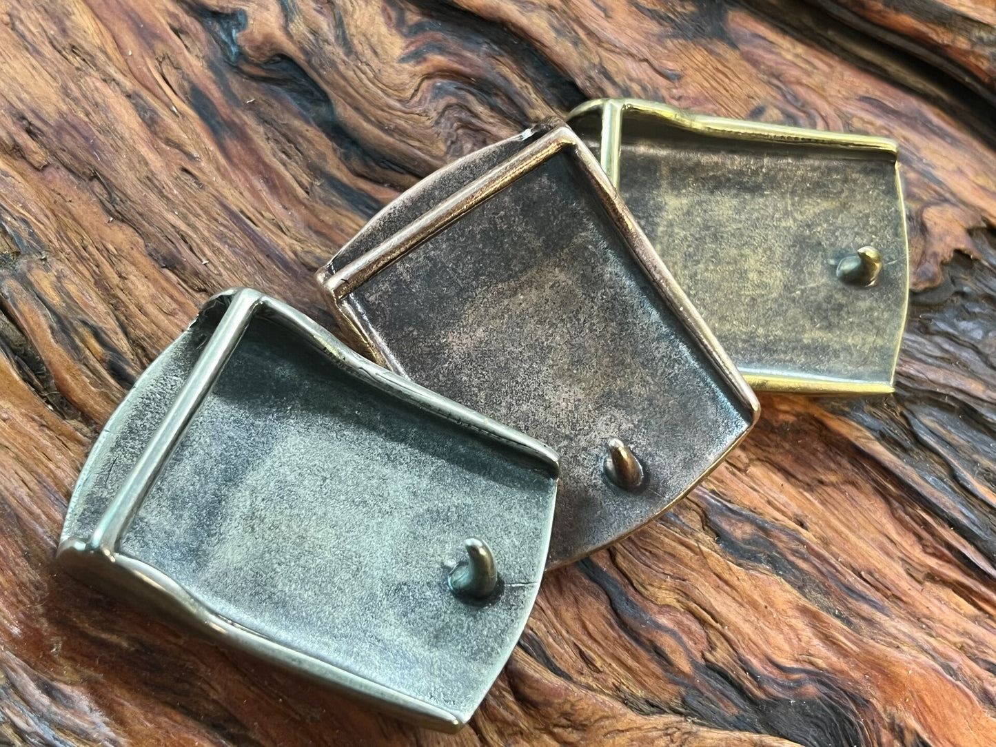 Japanese retro square buckle plate buckle belt