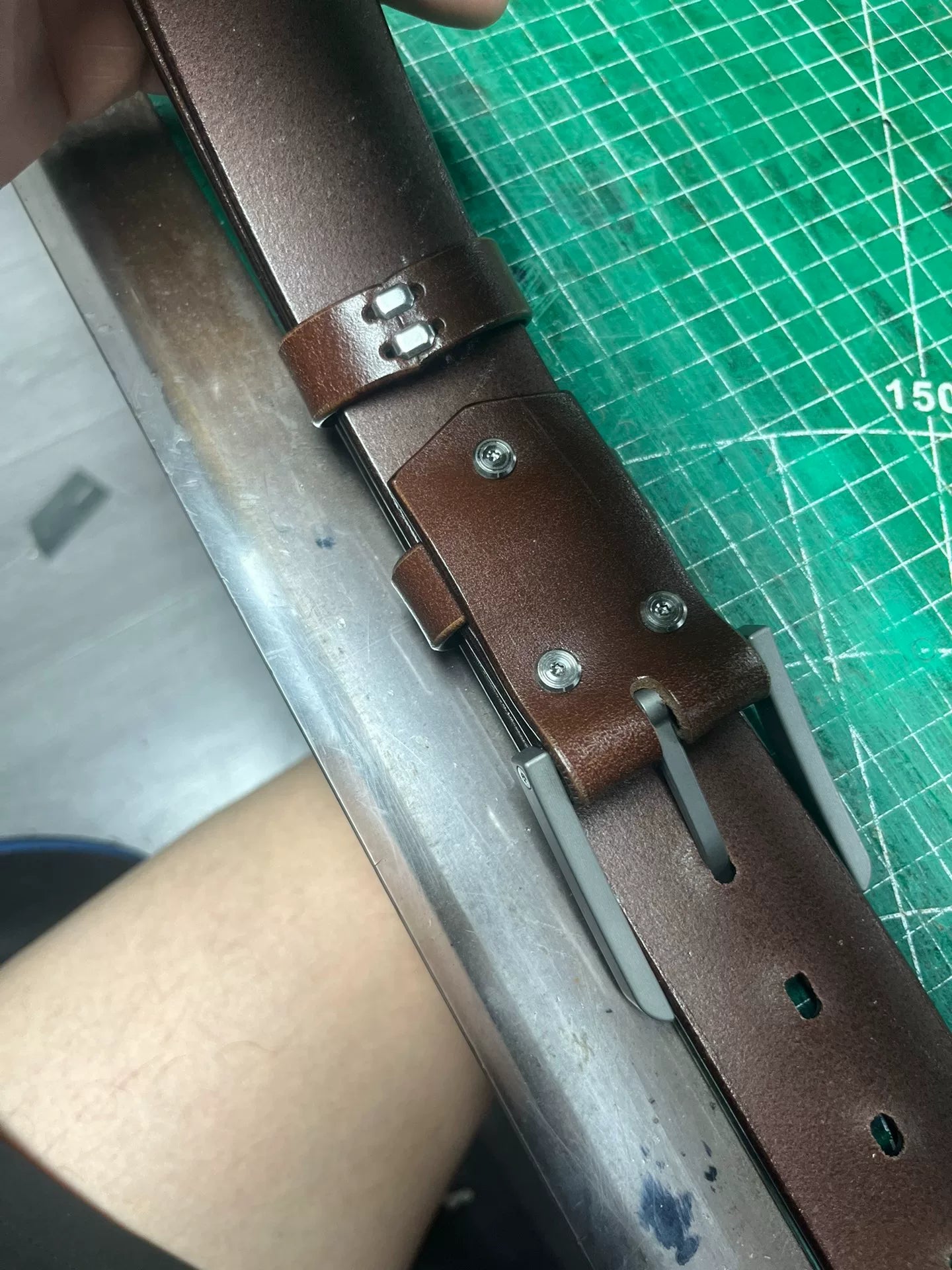 TWS Thomas Bridle Leather Handmade Belt — Imported from UK
