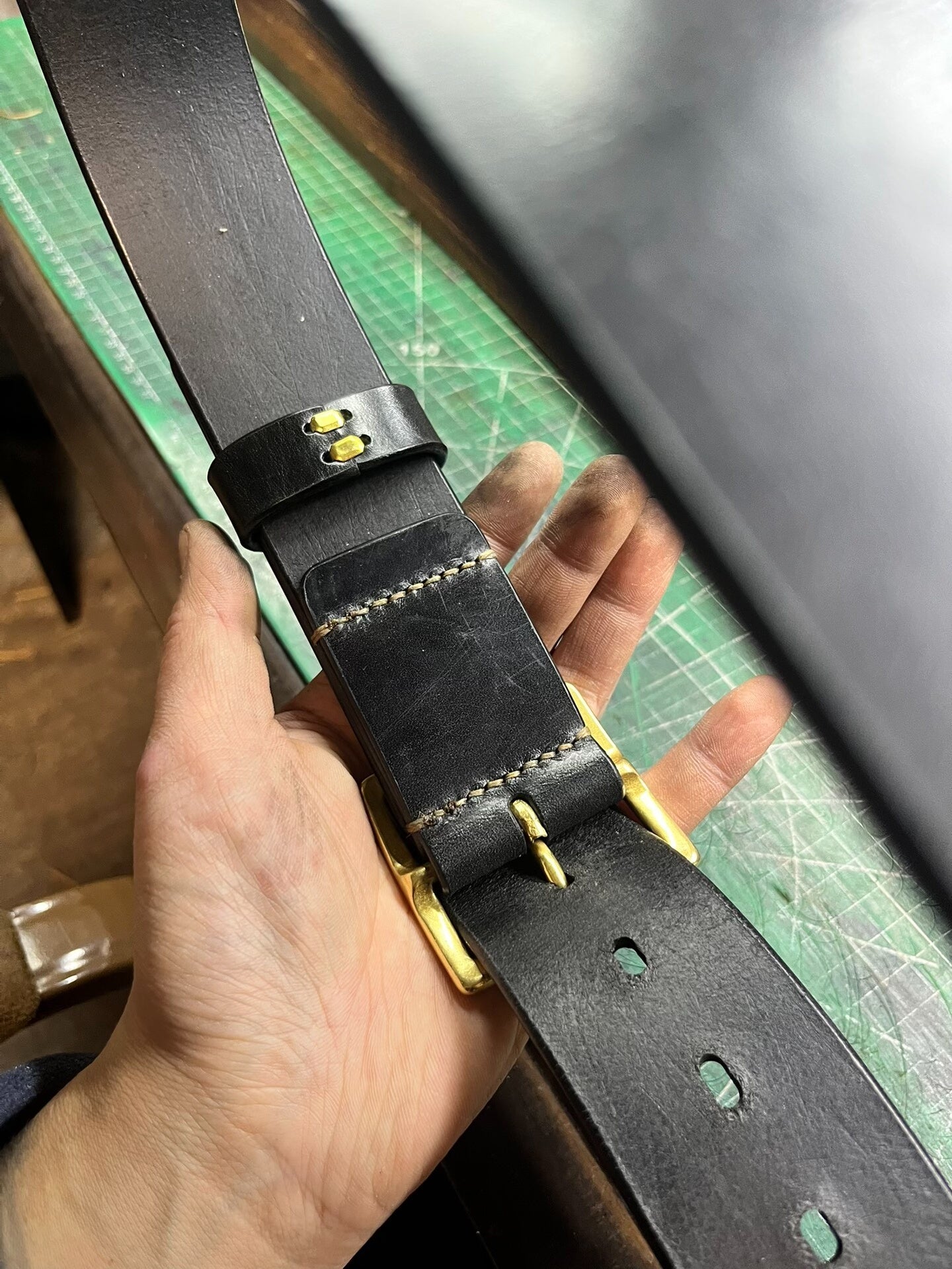 4.5cm wide genuine leather first layer cowhide fitness belt widened…