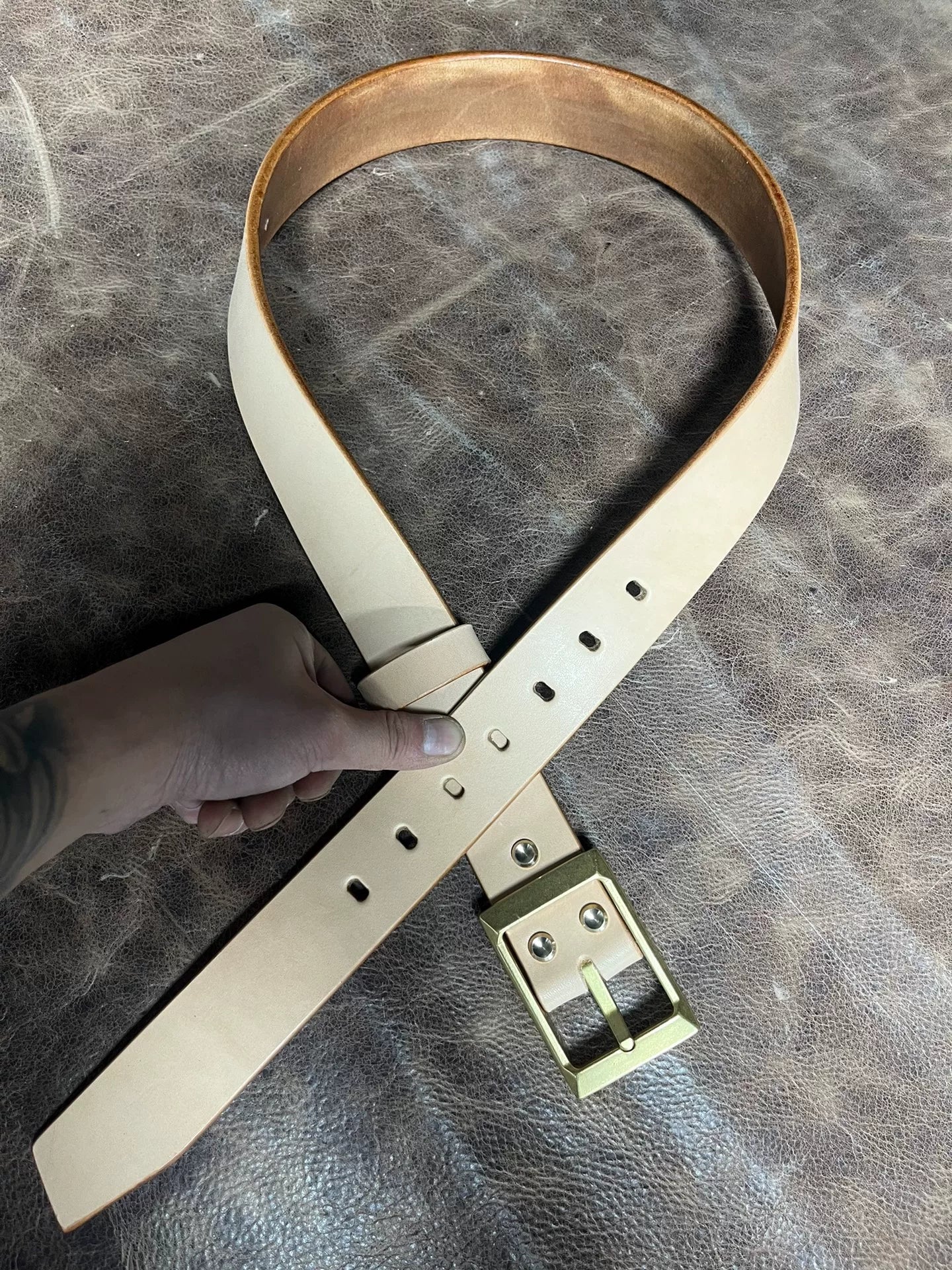 Meian handmade belts and belts, imported from Meian, I like to consult