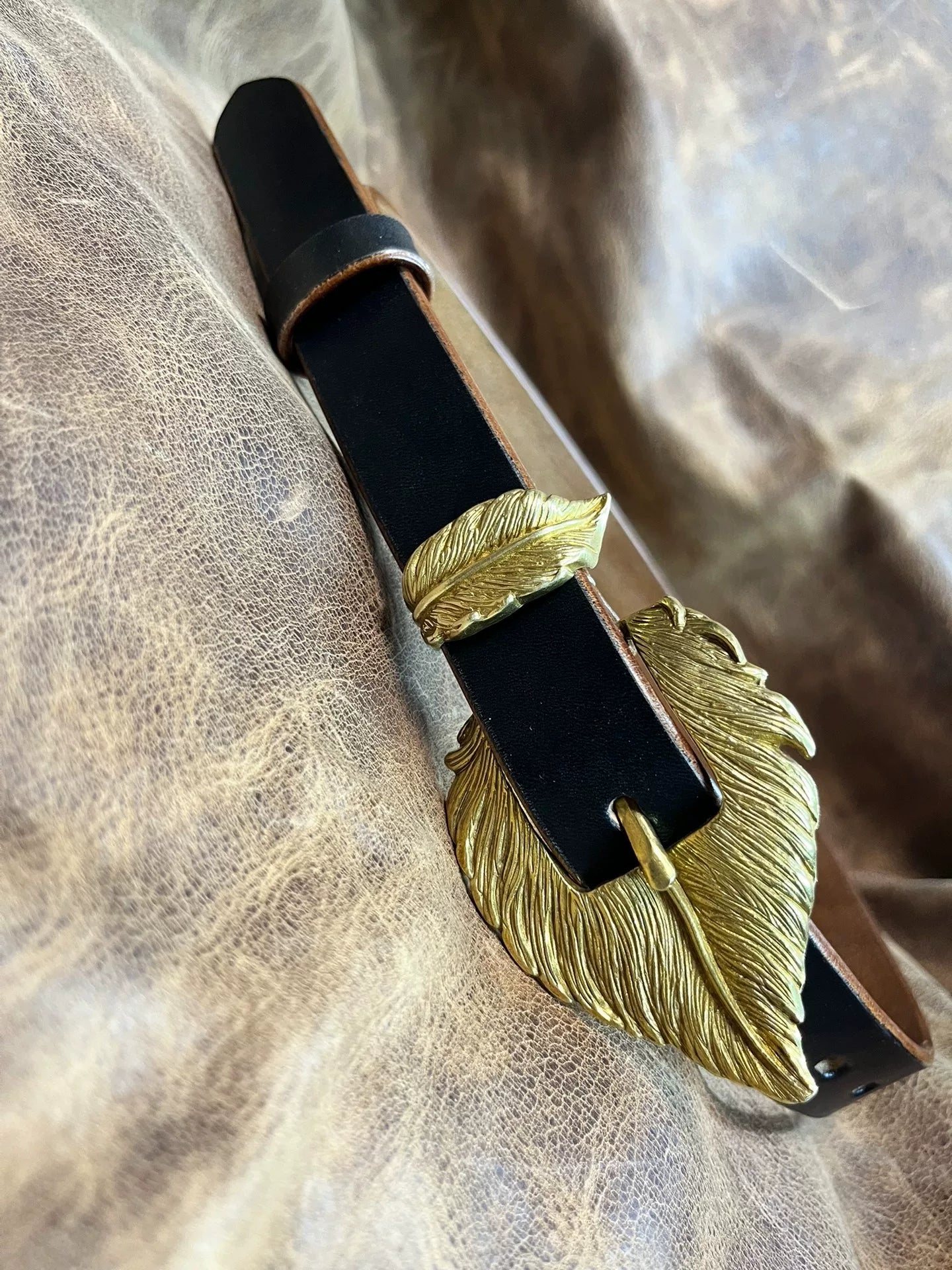 3cm Black JF Bridle Leather — Handmade Belt