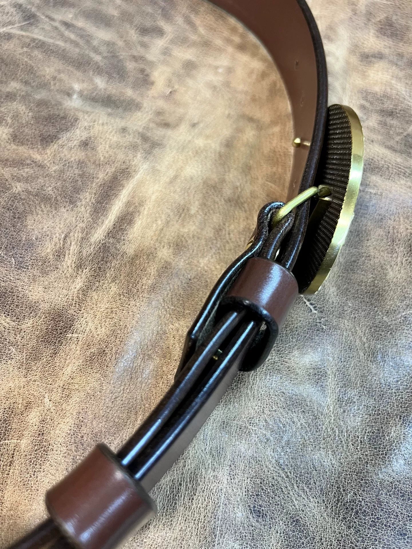 4.2mm thick brown brown TWS Thomas horse bridle