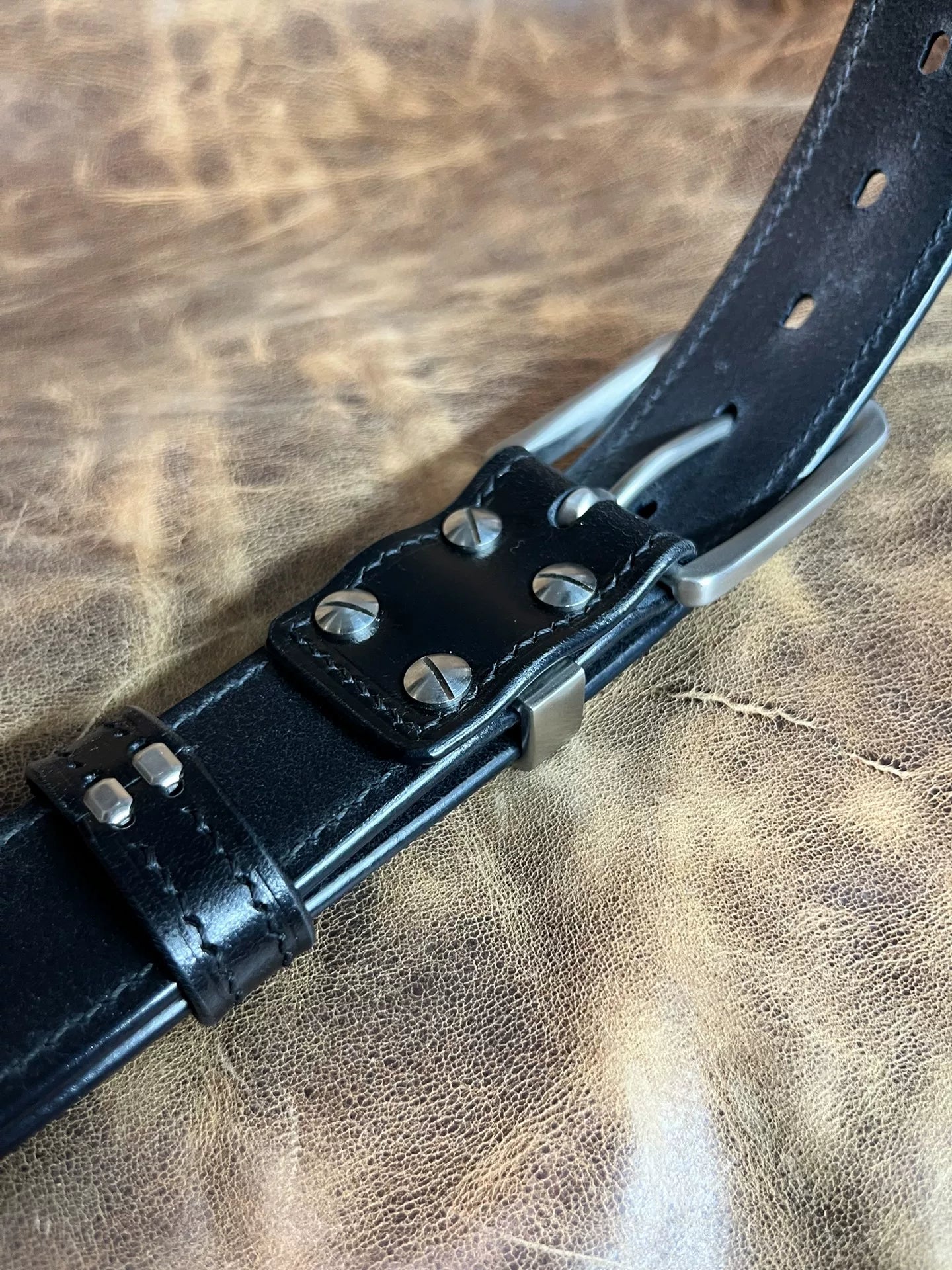 TWS Thomas Bridle Leather Handmade Belt — Imported from UK