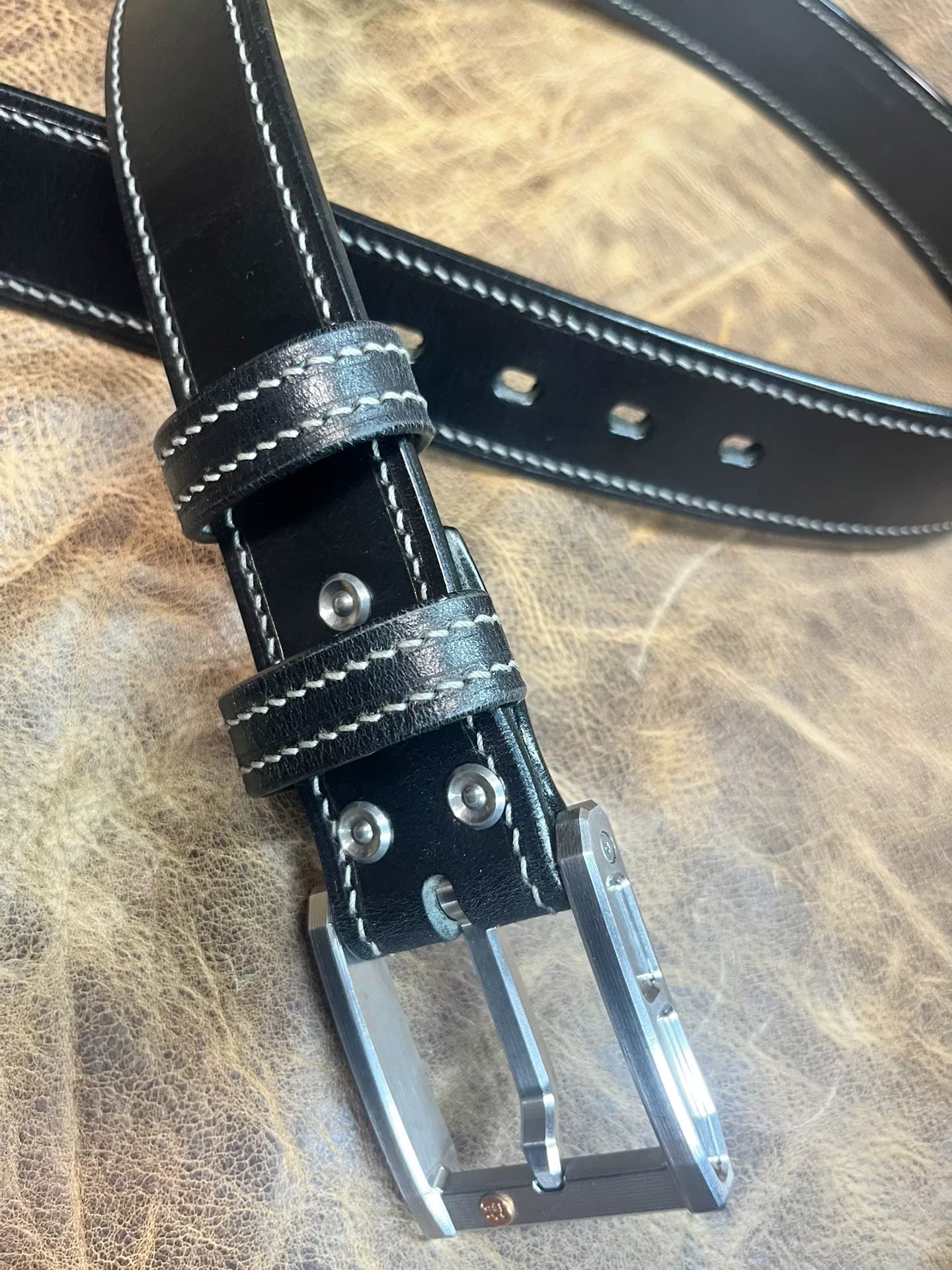 TWS British Bridle Handmade Custom Business Belt