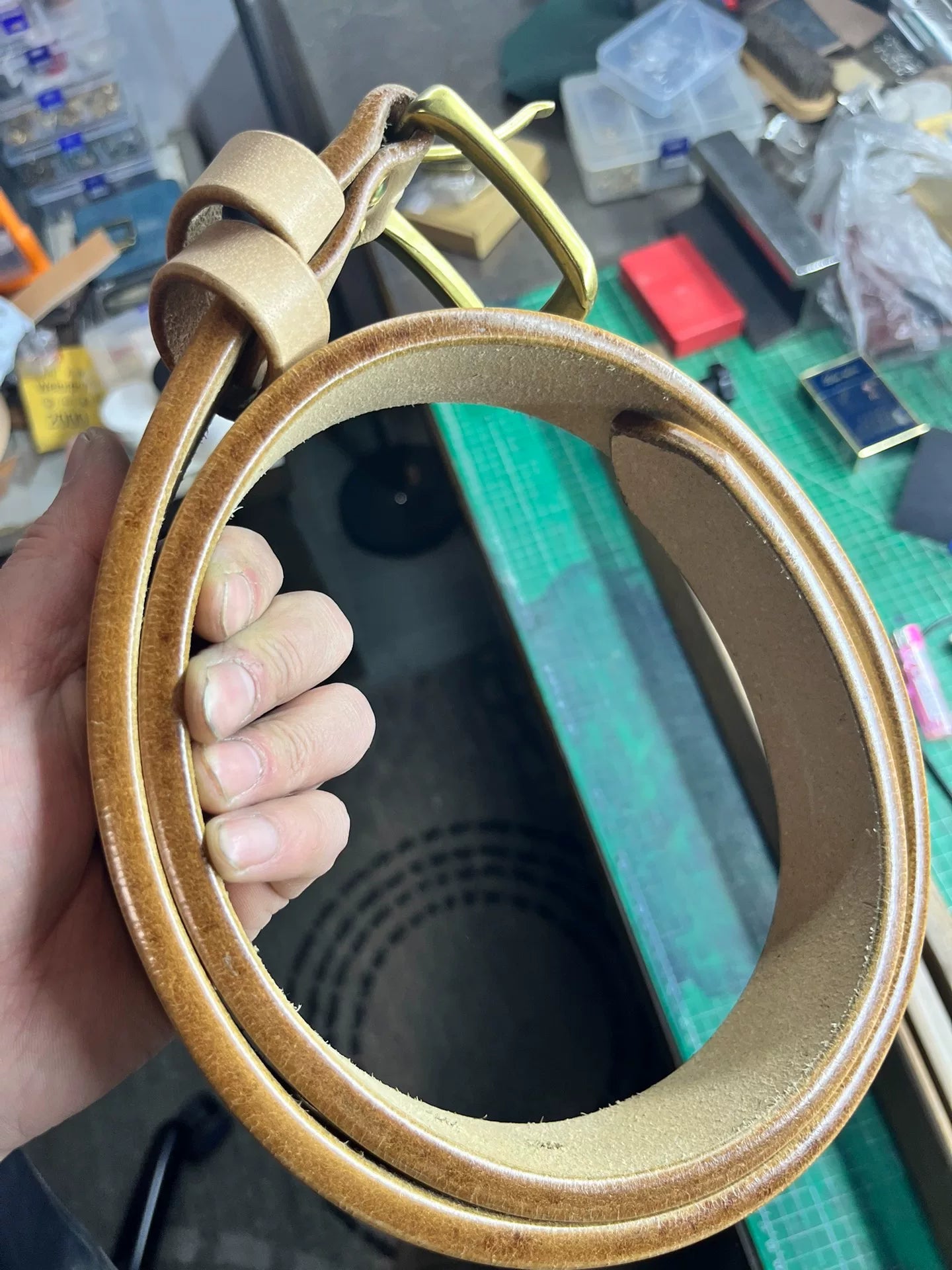 8mm single layer buffalo leather