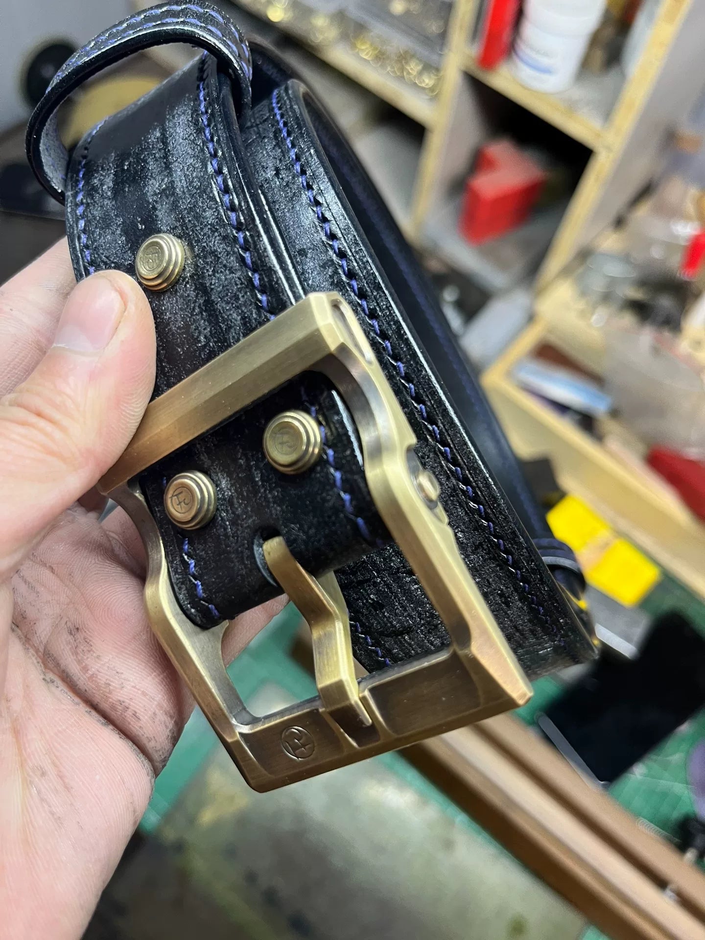 TWS Thomas Bridle Leather Handmade Belt — Imported from UK