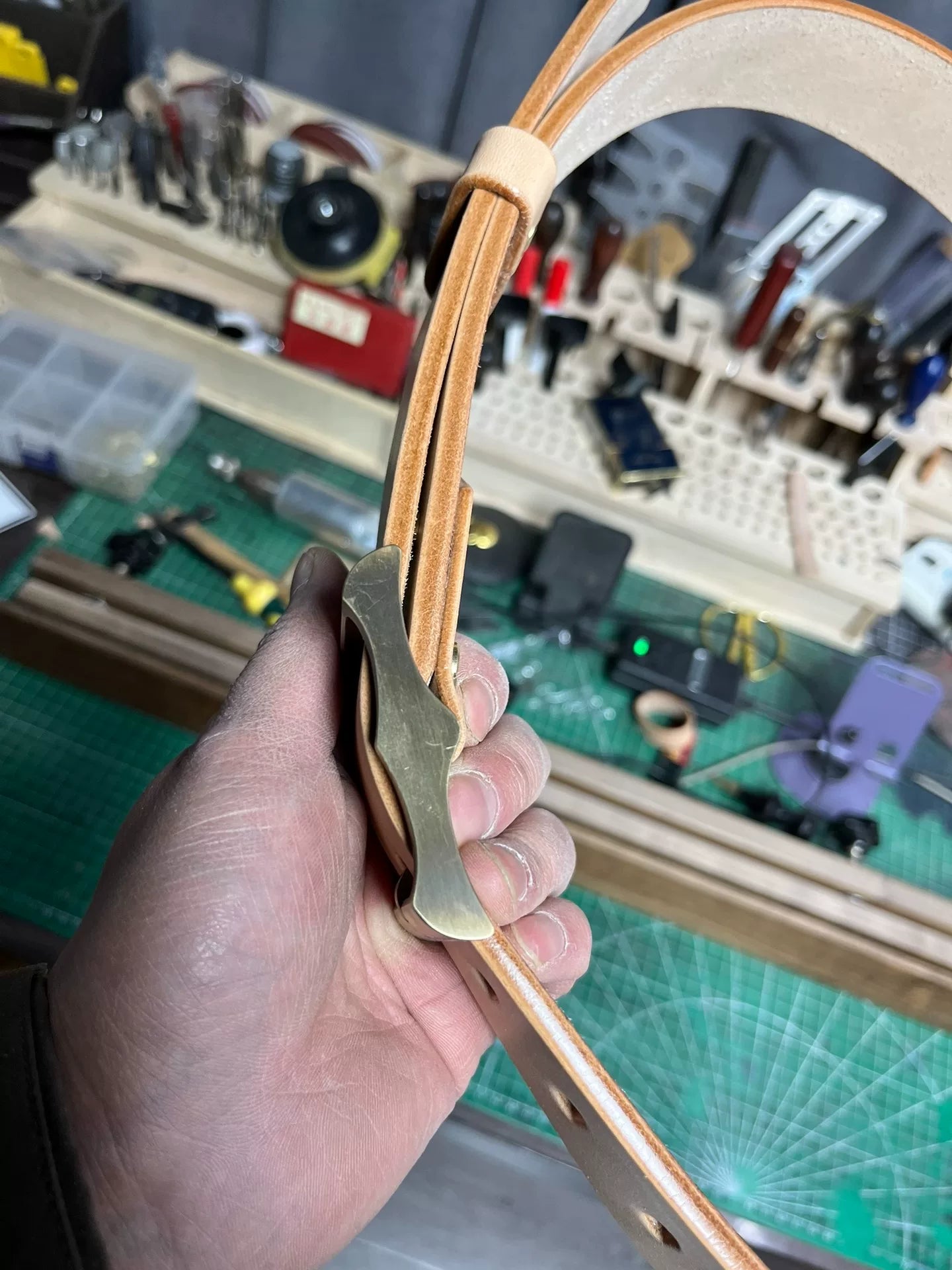 Premium Muchen Batman Belt Buckle — CNC Brass Craftsmanship