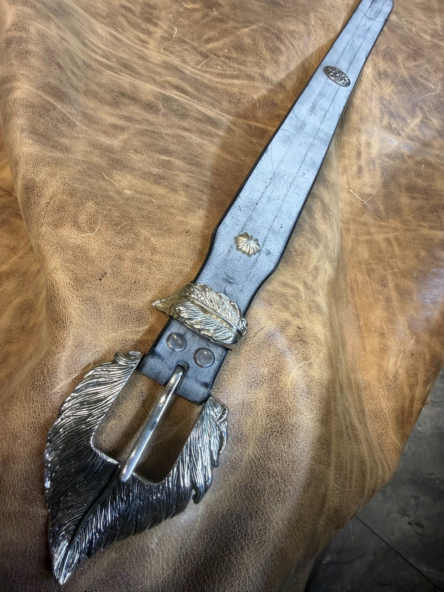 American retro handmade belt customization
