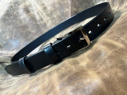 TWS Thomas Bridle Leather with Genuine Muchen Buckle — 316L Polished