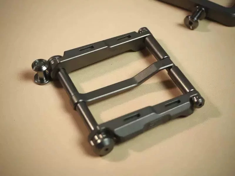 West Wind Tunnel titanium alloy belt buckle, hypoallergenic material