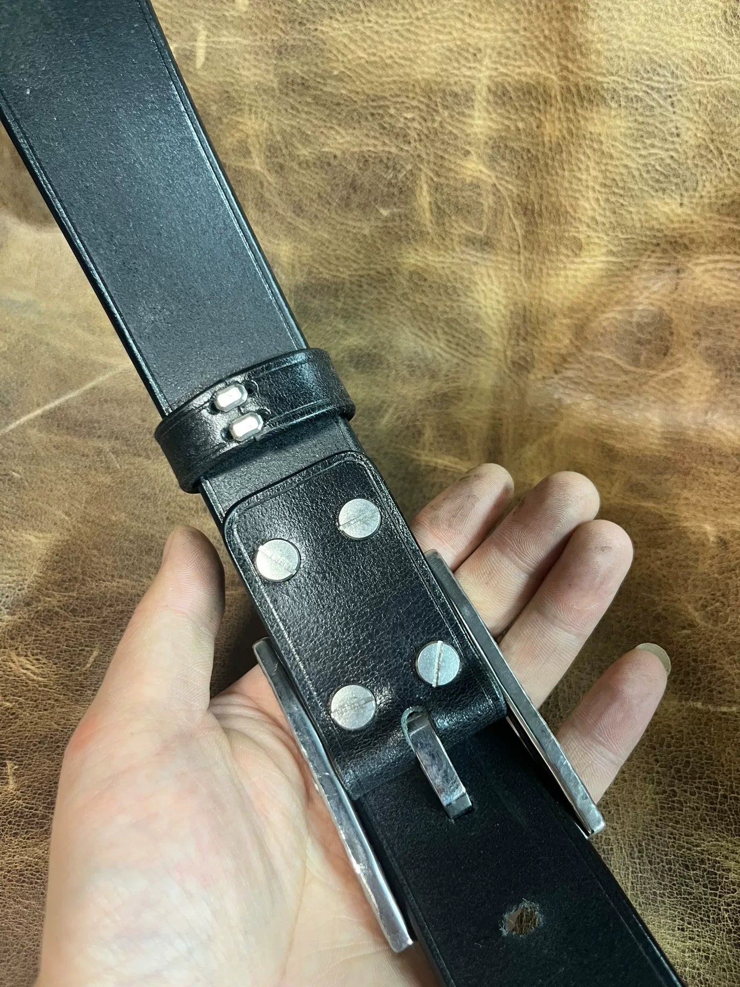 TWS Thomas Bridle Leather Handmade Belt — Imported from UK