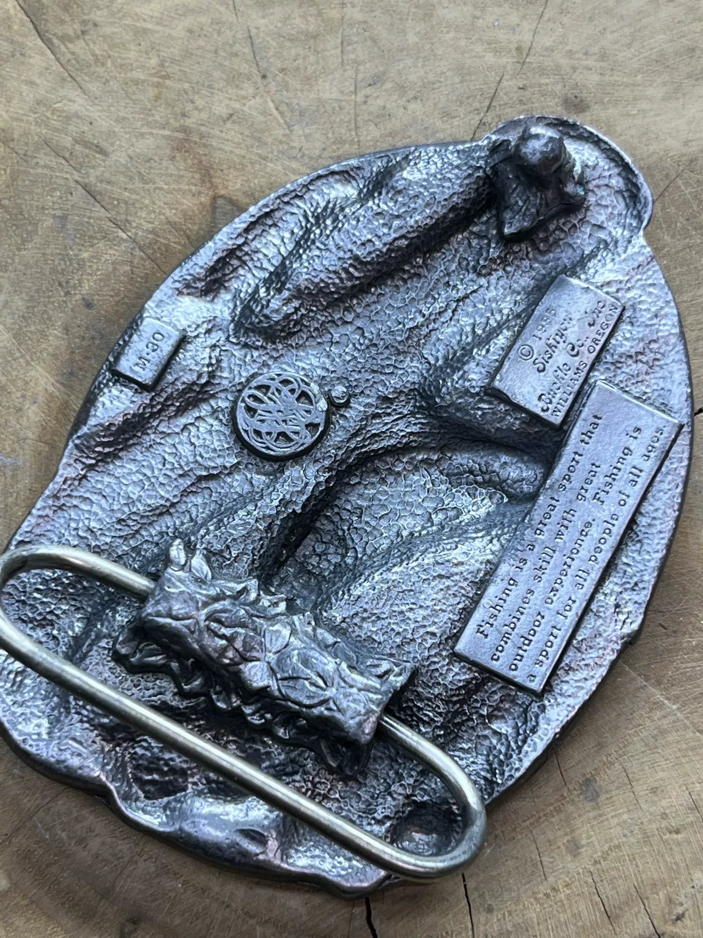 1985 Siskiyou Buckle Co. Vintage Belt Buckle — Excellent Condition