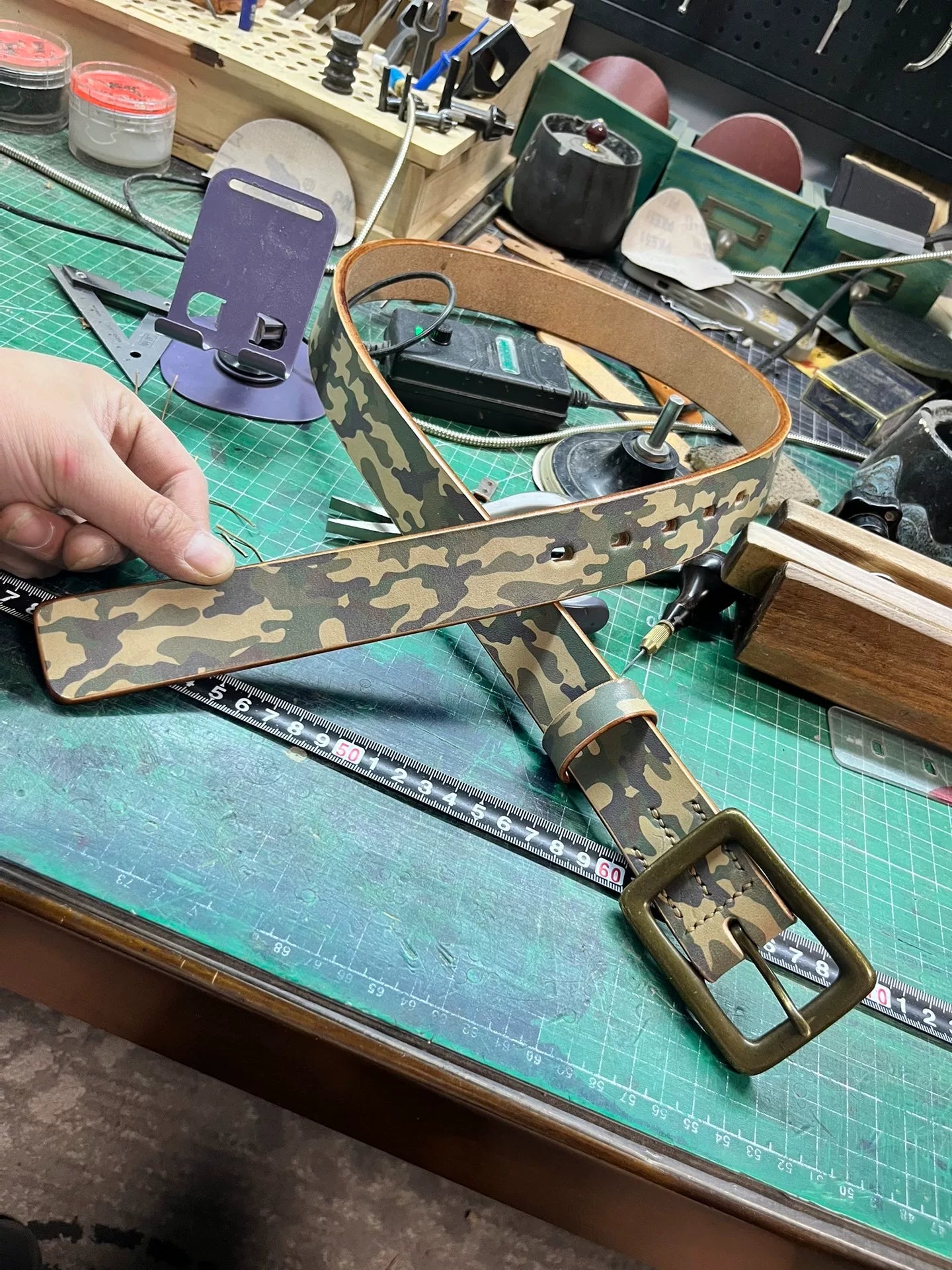 Camouflage saddle