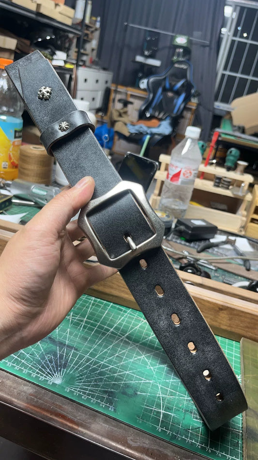 5.5mm thick black JF bridle. Full grain jf horse rein leather first…