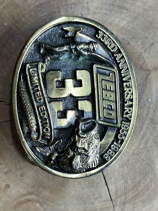 1955 Siskiyou Buckle Co. Vintage Belt Buckle — Mid-Century